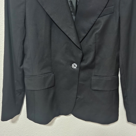 YvesSaintLaurent Black Women's Blazer wool per tags size 36 - Picture 3 of 15